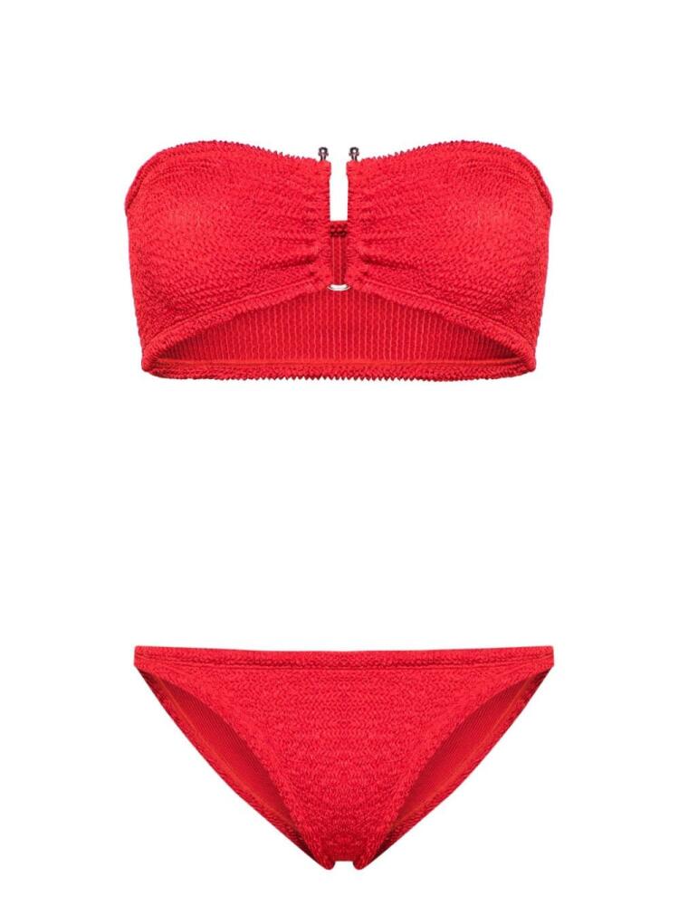 PARAMIDONNA Frida crinkled bikini set - Red Cover