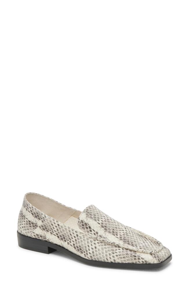 Dolce Vita Beny Loafer in Grey/White Embossed Leather Cover