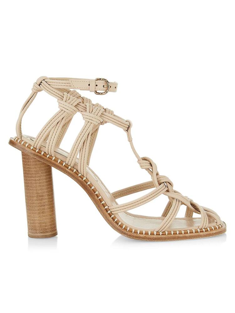 Ulla Johnson Women's Tula Knotted Slingback Sandals - Beige Cover