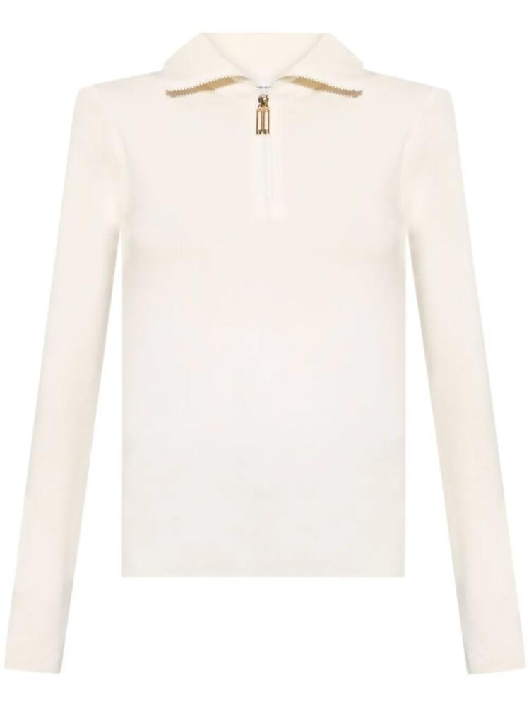 Victoria Beckham half-zip sweater - White Cover