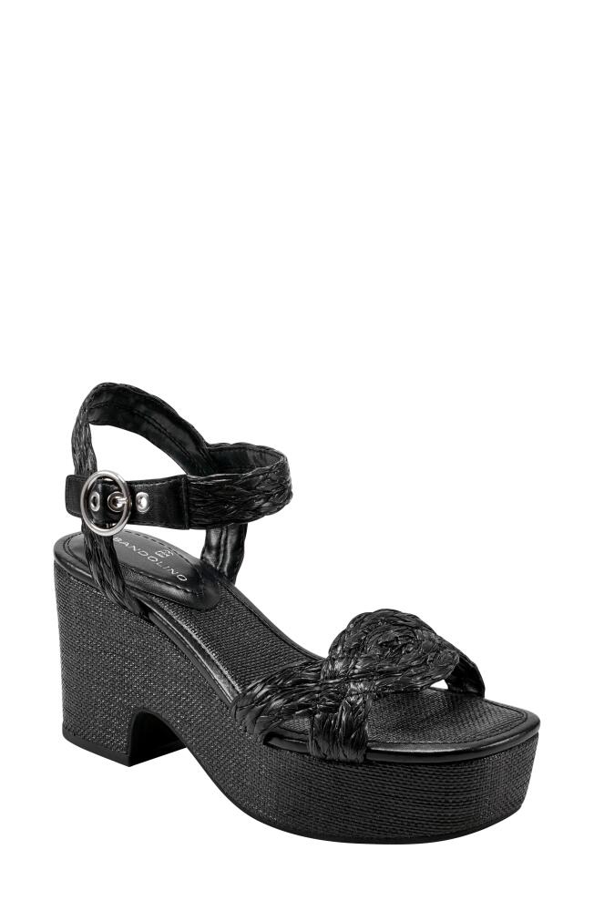 Bandolino Sabinna Platform Sandal in Black Cover