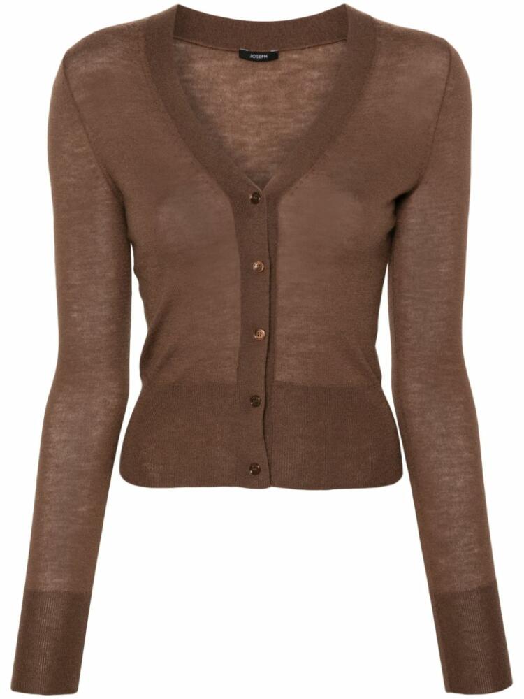 JOSEPH Cashair cardigan - Brown Cover