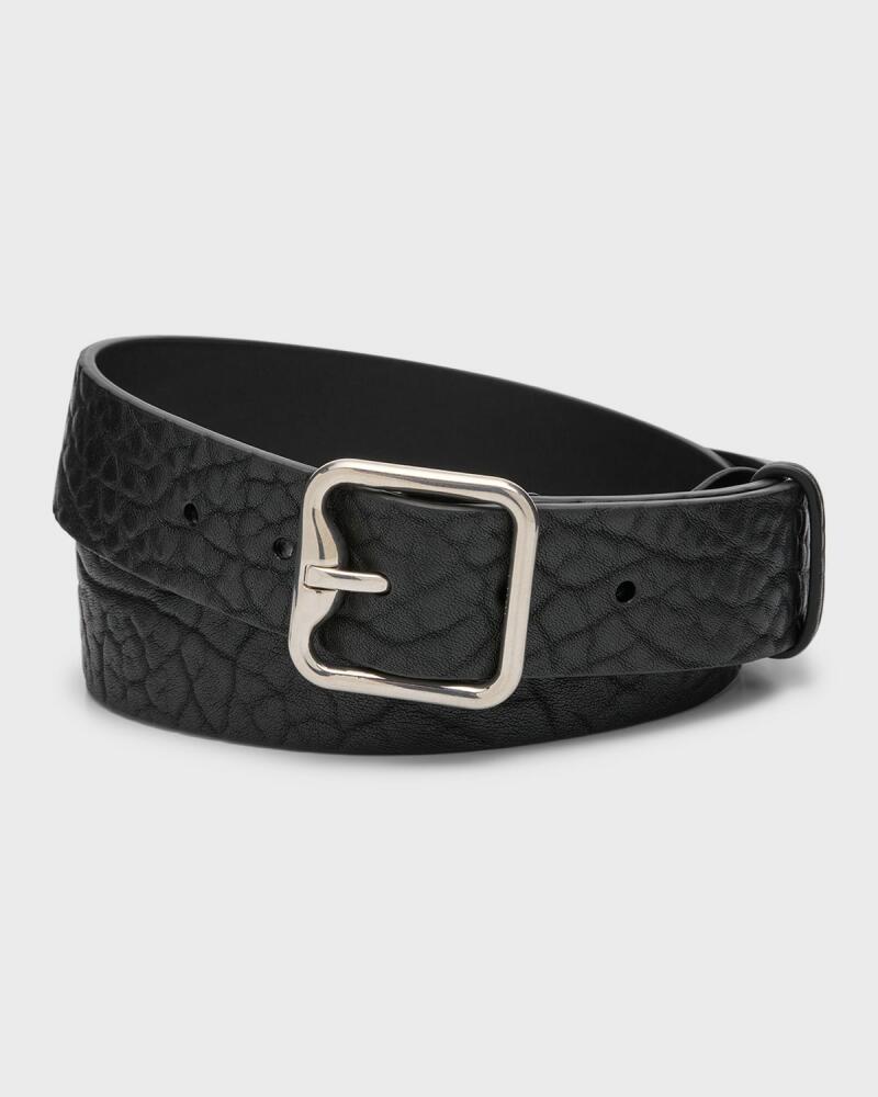 Burberry Men's Leather B-Buckle Belt Cover