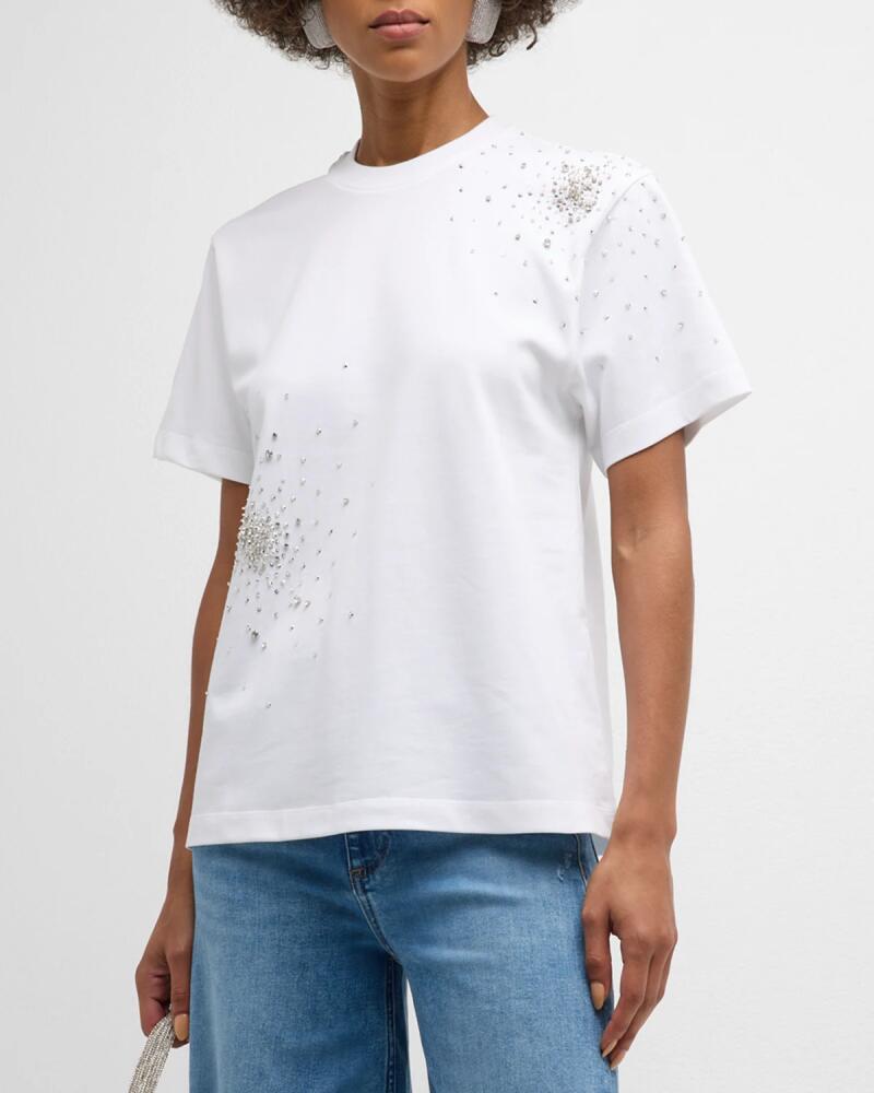 Des Phemmes Splash Embroidery Crewneck T-Shirt Cover