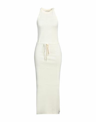 Hinnominate Woman Maxi dress Ivory Viscose, Polyester, Polyamide Cover