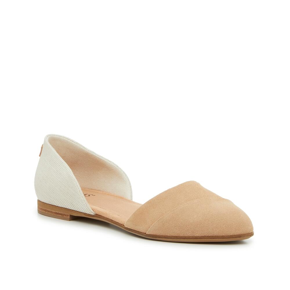 TOMS Jutti Flat | Women's | Natural Tan/Off White Cover