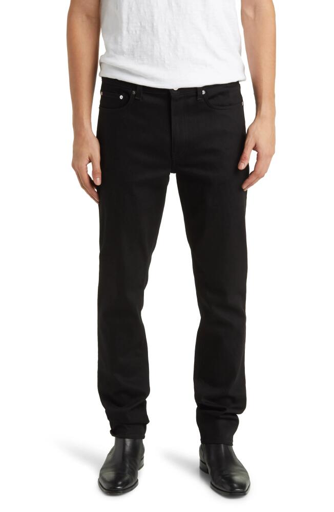 BLK DNM Slim Straight Leg Organic Cotton Jeans in Stay Black Cover