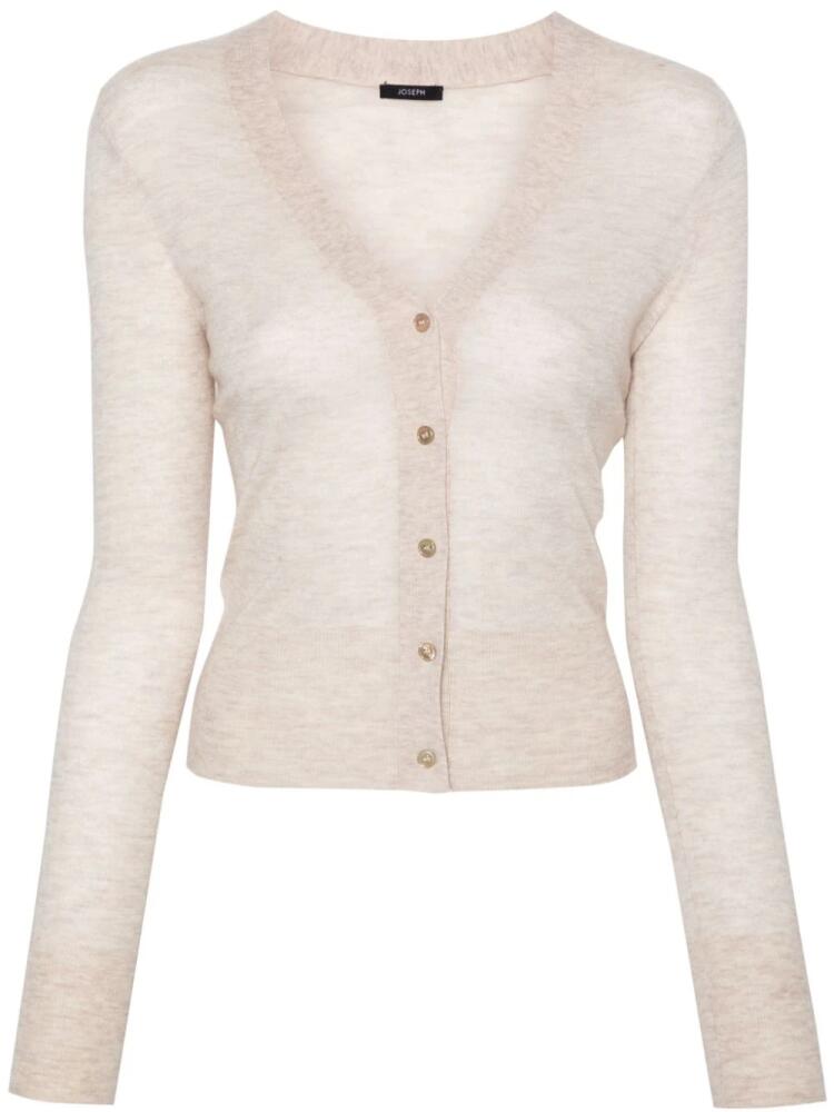 JOSEPH Cashair cardigan - Neutrals Cover