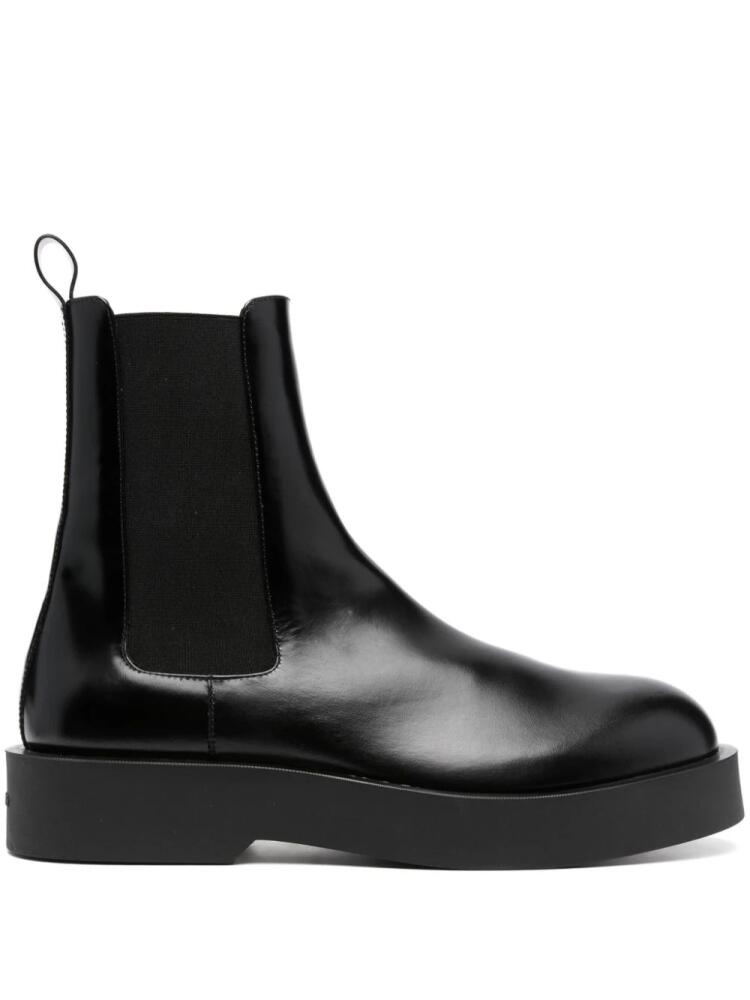 Jil Sander leather Chelsea boots - Black Cover