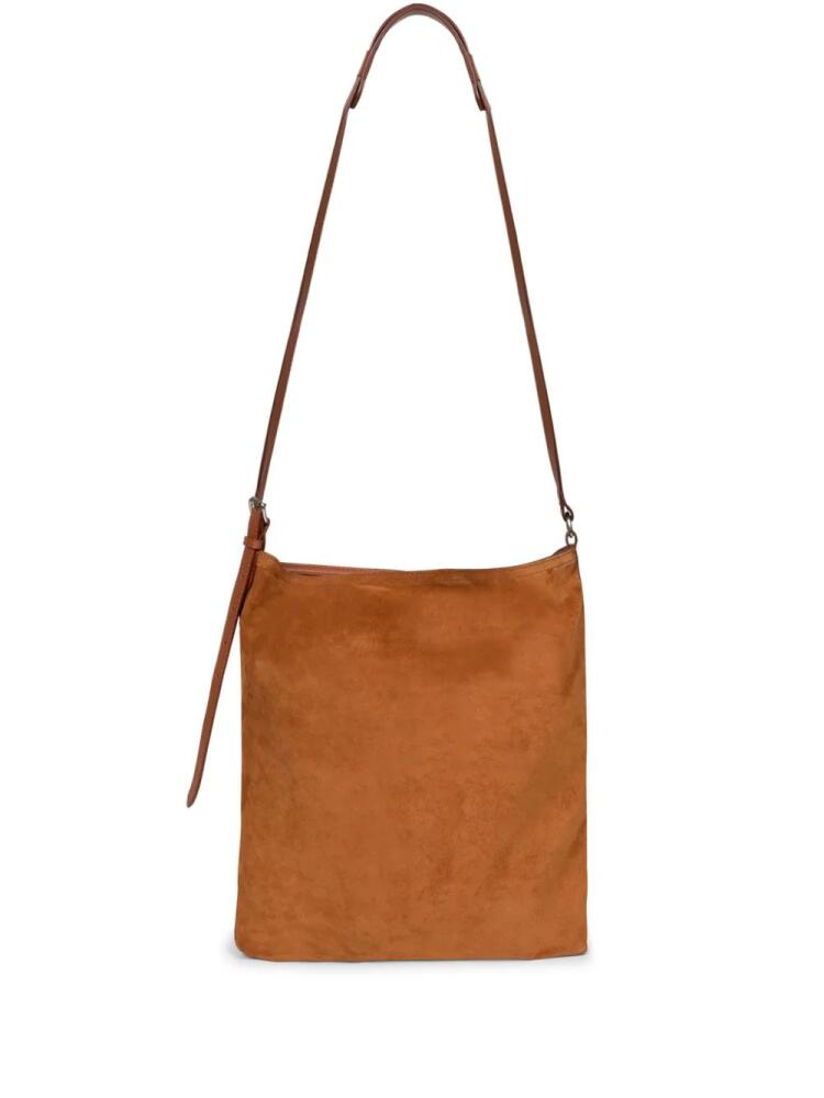 DRIES VAN NOTEN suede tote bag - Brown Cover