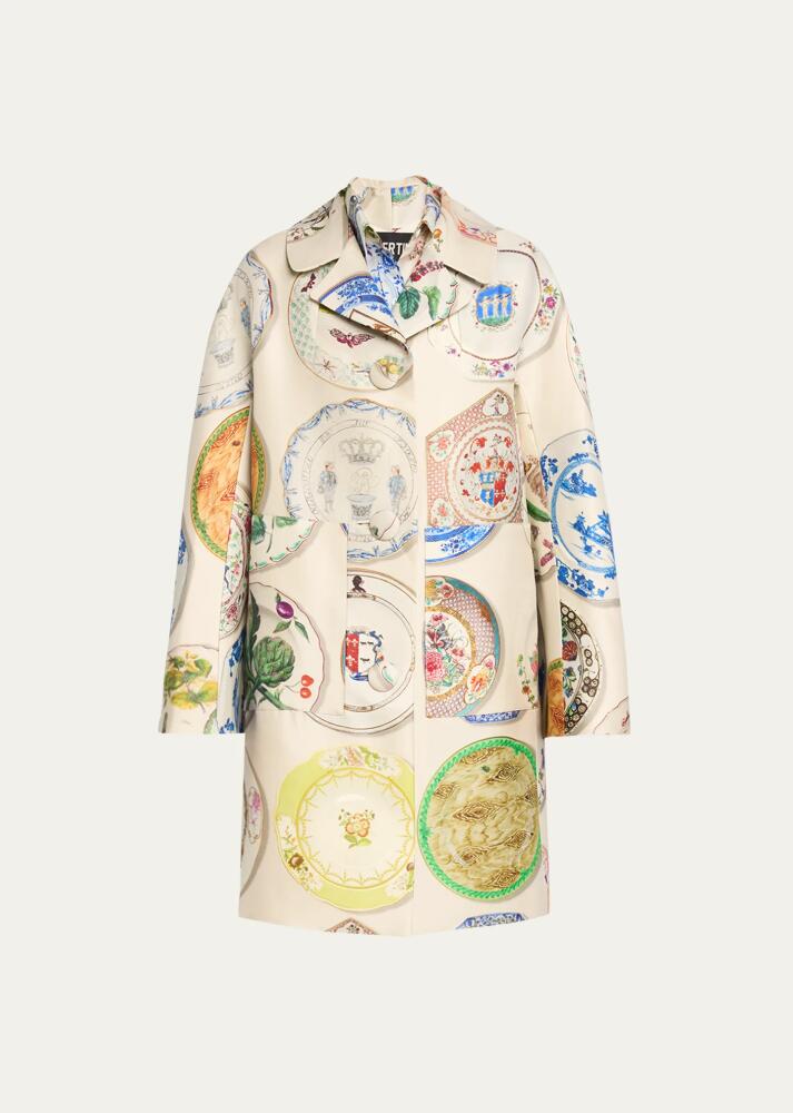 Libertine Chelsea Plates Printed Overcoat Cover