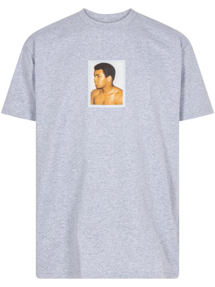 Supreme Ali/Warhol photograph-print T-shirt - Grey Cover