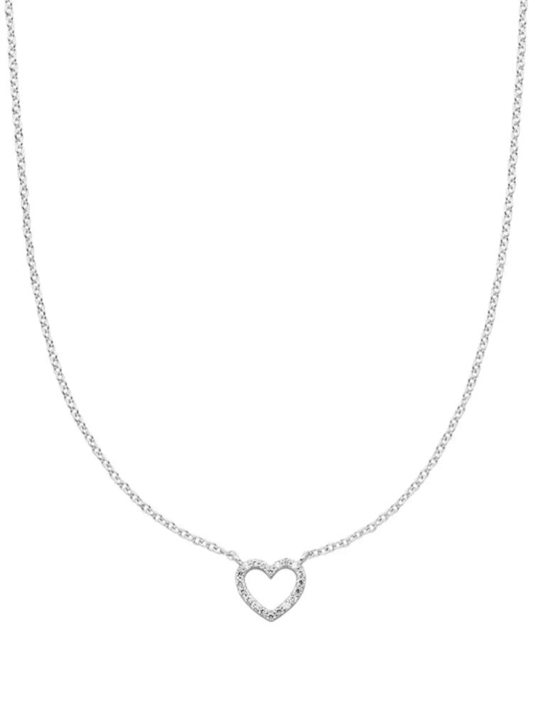 VEYNOU 14kt white gold Heart diamond necklace - Silver Cover