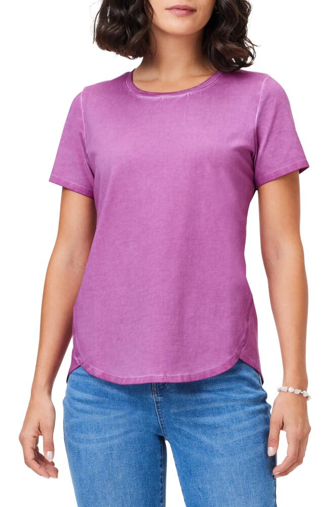 NZT by NIC+ZOE Stretch Cotton Shirttail T-Shirt in Orchid Bloom Cover