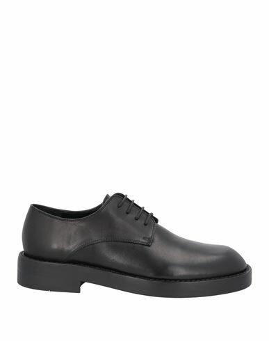 Ann Demeulemeester Man Lace-up shoes Black Soft Leather Cover