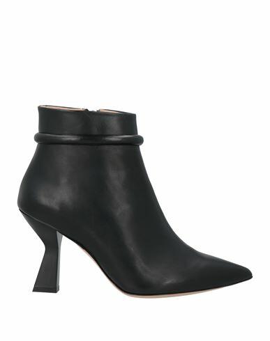 Francesco Sacco Woman Ankle boots Black Leather Cover