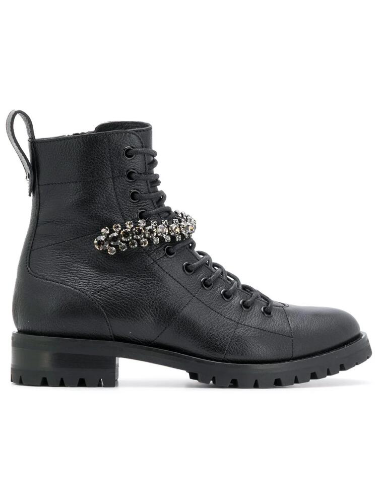 Jimmy Choo Cruz combat ankle boots - Black Cover