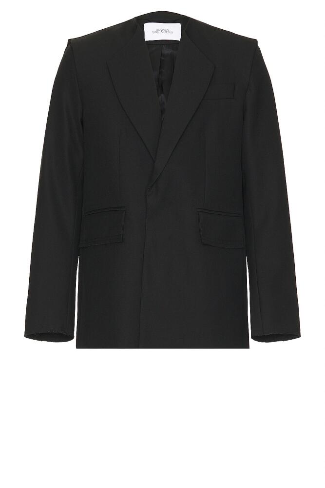 Bianca Saunders Slimaz Jacket in Black Cover