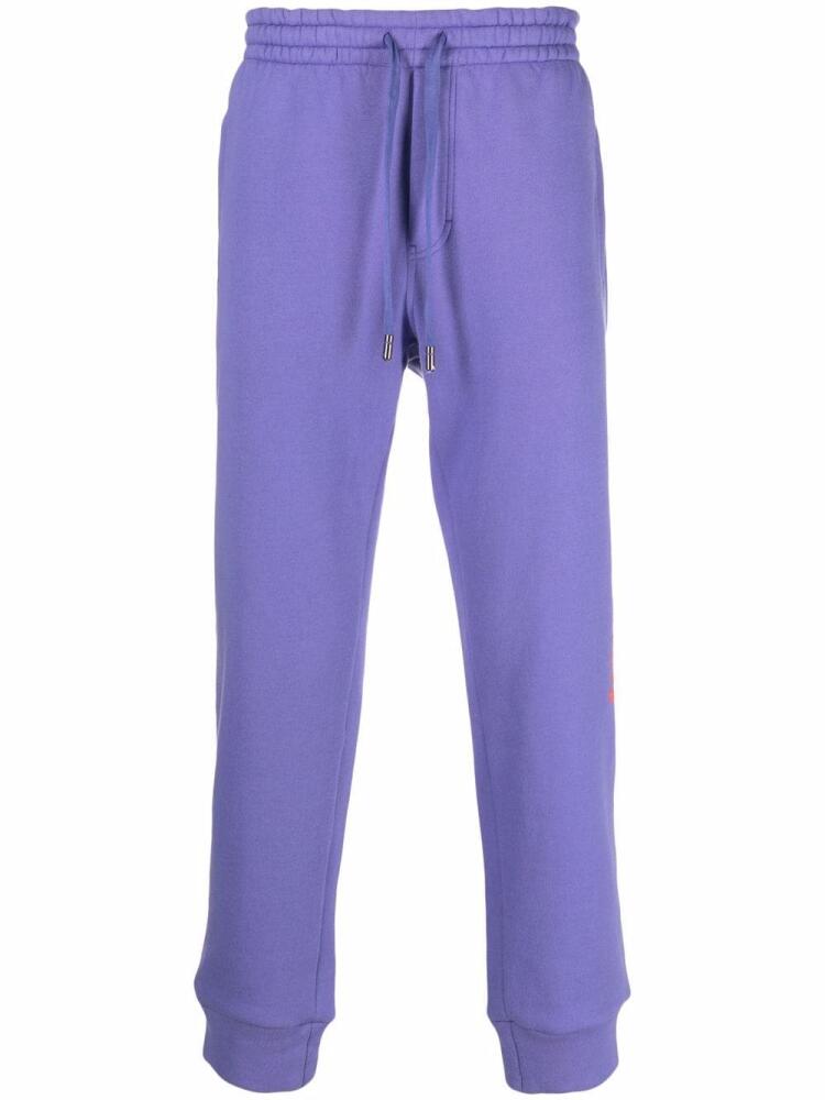 Dolce & Gabbana 3D print jersey track pants - Purple Cover