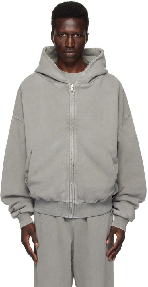 Entire Studios Gray Thermal Hoodie Cover