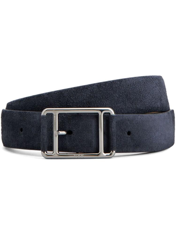 Tod's suede belt - Blue Cover