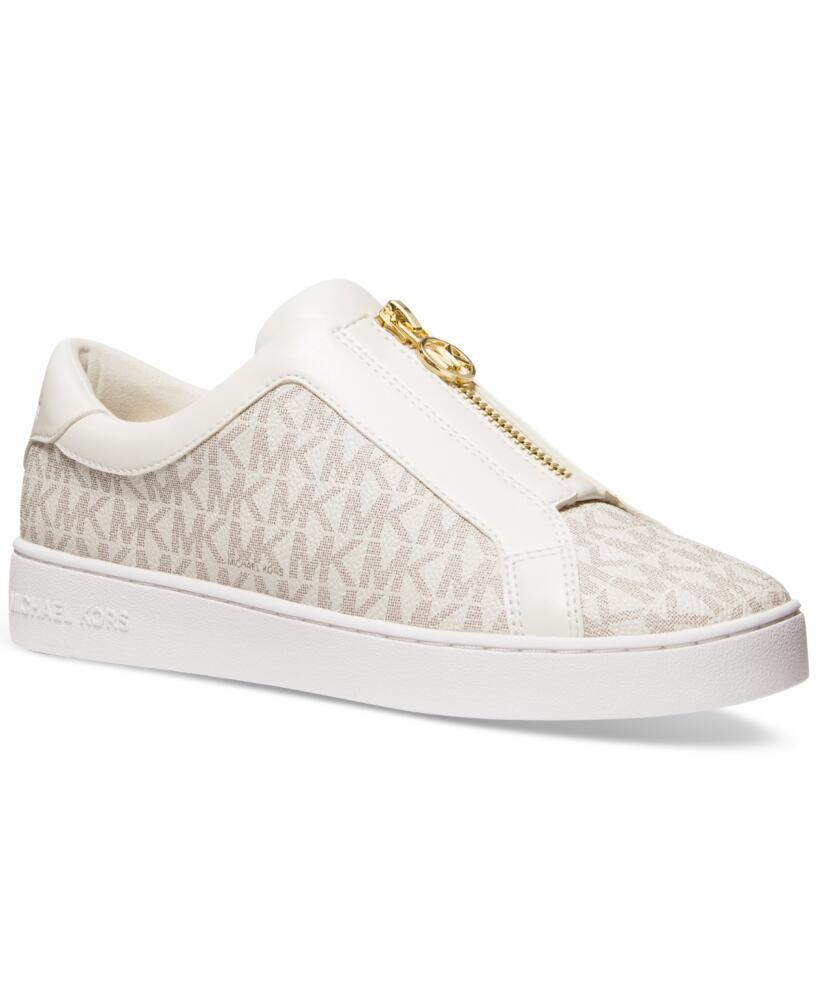 Michael Michael Kors Women's Keaton Zip Slip-On Sneakers - Vanilla Cover