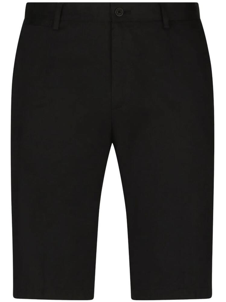 Dolce & Gabbana logo-patch bermuda shorts - Black Cover