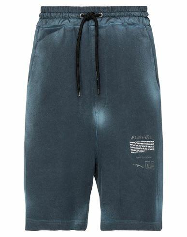 Mauna Kea Man Shorts & Bermuda Shorts Slate blue Cotton Cover