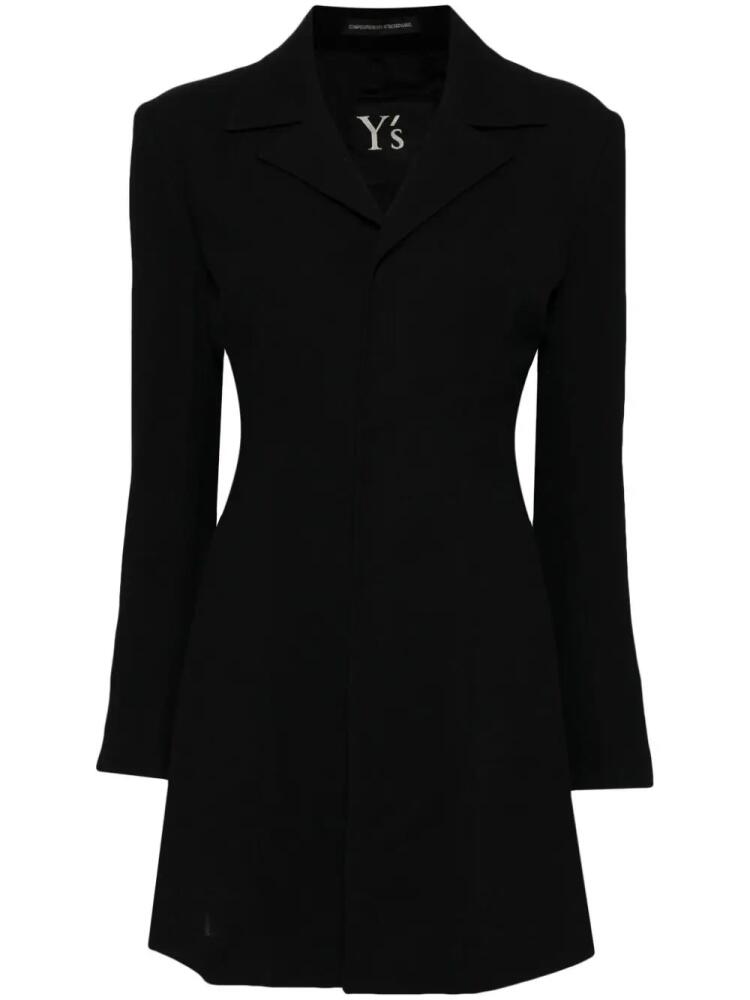 Y's slim-cut single-breasted blazer - Black Cover