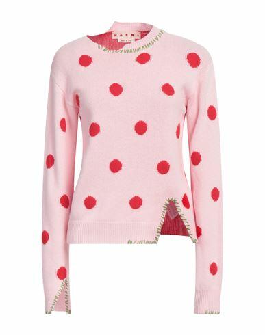 Marni Woman Sweater Pink Virgin Wool Cover