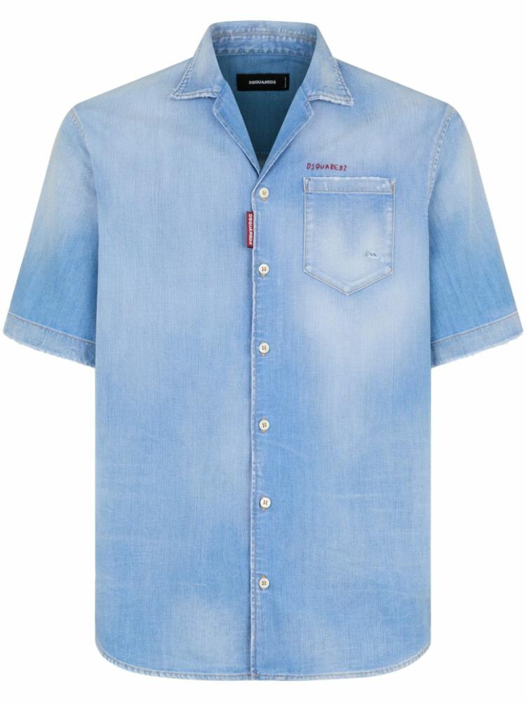 DSQUARED2 faded denim shirt - Blue Cover