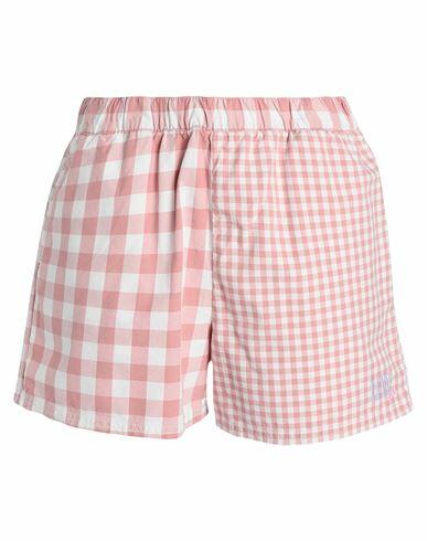 Vans Mixed Up Gingham Short Woman Shorts & Bermuda Shorts Pastel pink Cotton Cover