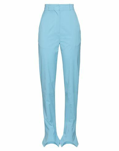 Low Classic Woman Pants Azure Polyester, Viscose, Polyurethane Cover