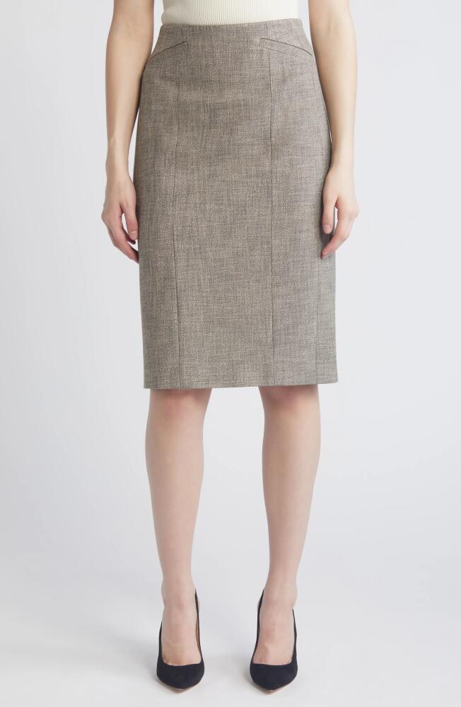 BOSS Vittela Pencil Skirt in Grey Jersey Fantasy Cover