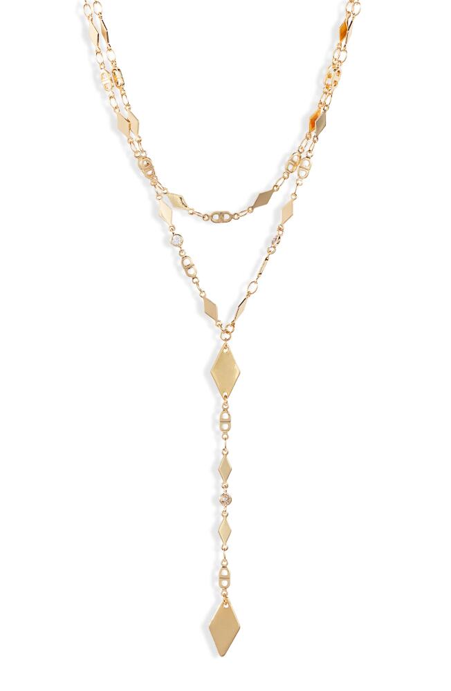 Ettika Layered Lariat Necklace in Gold Cover