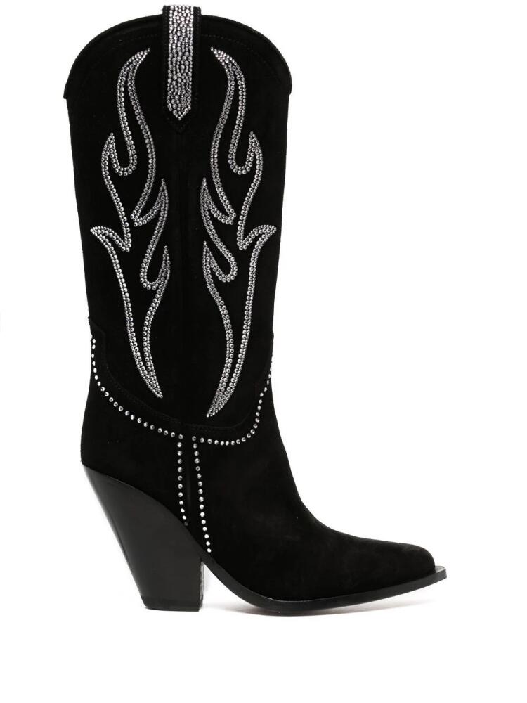 Sonora Santa Fe 100mm high-heeled boots - Black Cover