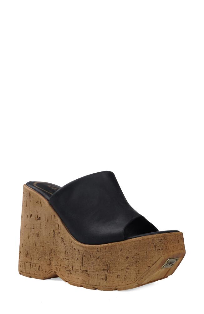 Candie's Keres Platform Wedge Sandal in Black Cover