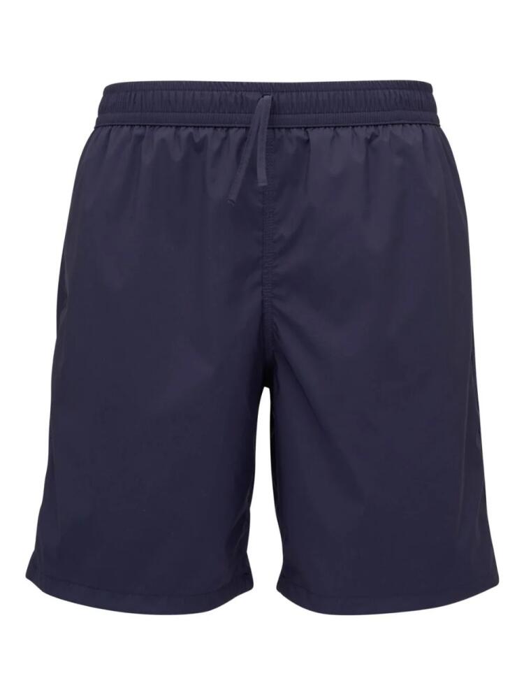 Fedeli drawstring elasticated-waist swim shorts - Blue Cover