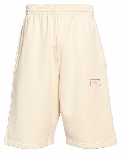 Martine Rose Man Shorts & Bermuda Shorts Beige Cotton Cover