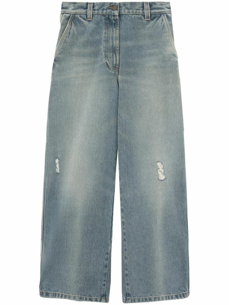 Palm Angels Paris wide-leg jeans - Blue Cover