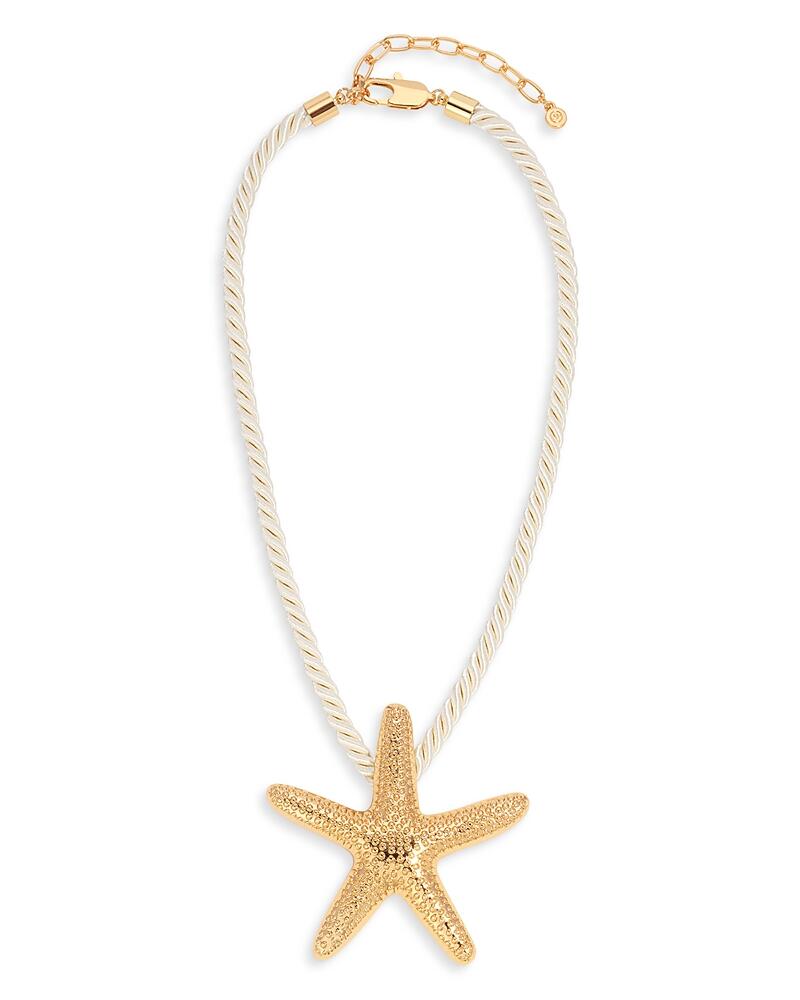 Ettika Starfish Cord Pendant Necklace in 18K Gold Plated, 15-18 Cover