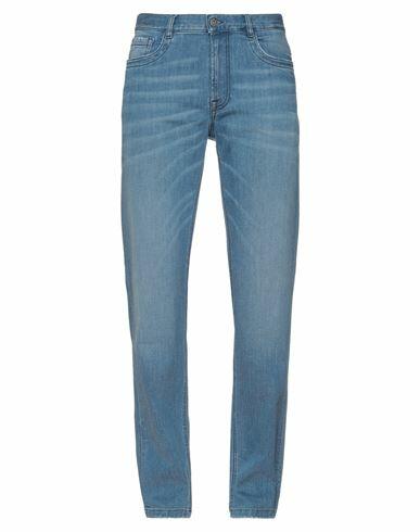 Bikkembergs Man Jeans Blue Cotton, Elastomultiester, Elastane Cover