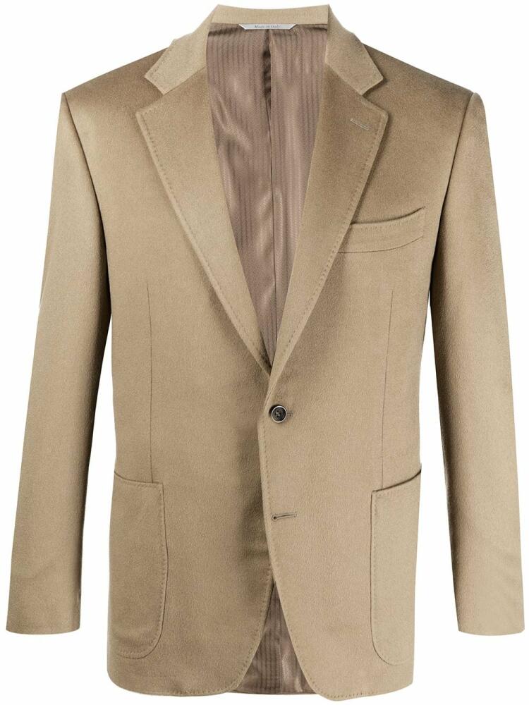 Canali single-breasted blazer - Brown Cover