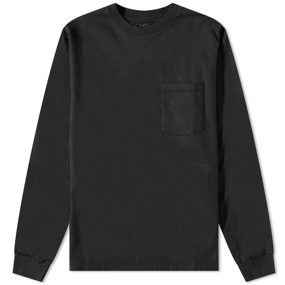 Beams Plus Men's Long Sleeve Pocket T-Shirt in Black Cover