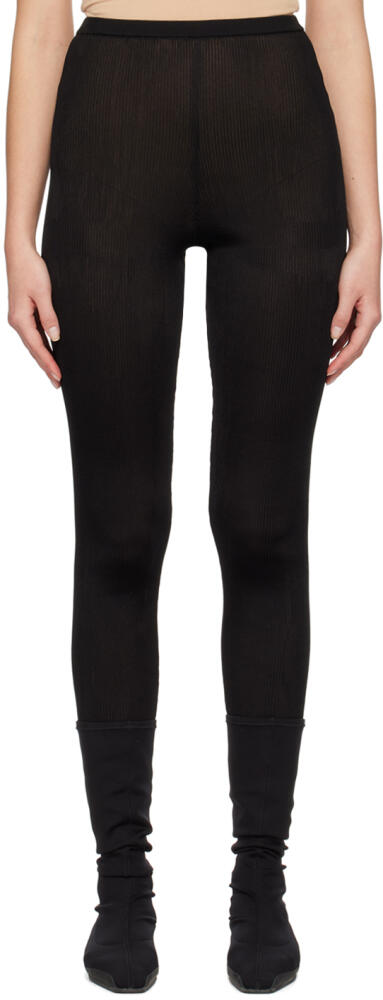 The Row Black Leggings Cover