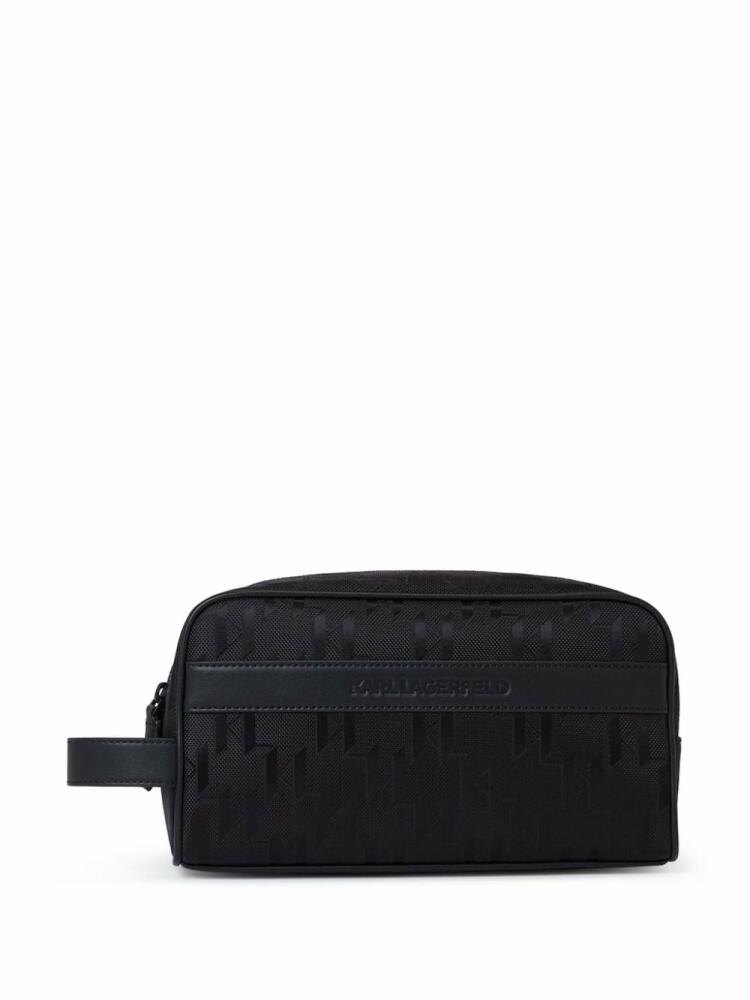 Karl Lagerfeld K/Etch wash bag - Black Cover