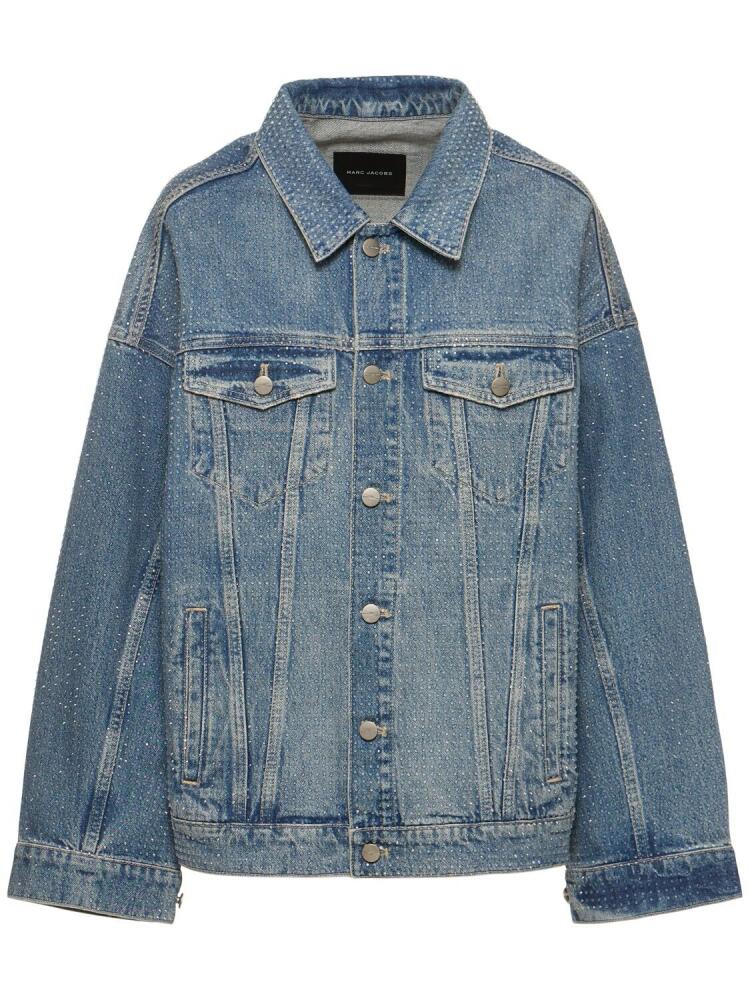 MARC JACOBS Big Trucker Crystal Denim Jacket Cover