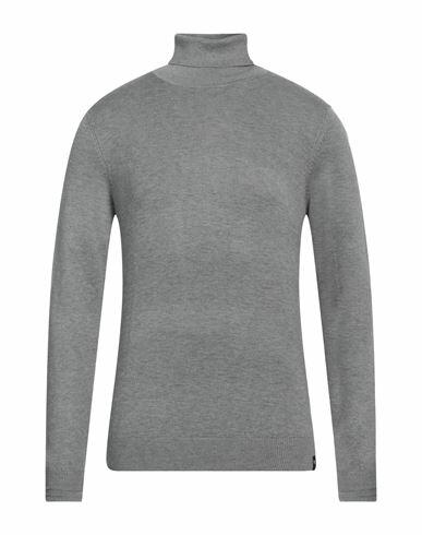 Why Not Brand Man Turtleneck Grey Viscose, Nylon Cover