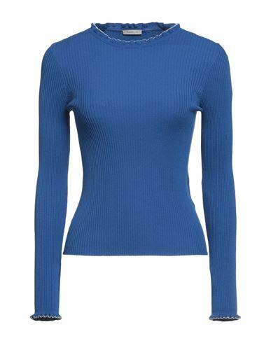 Marella Woman Sweater Blue Viscose, Polyester Cover