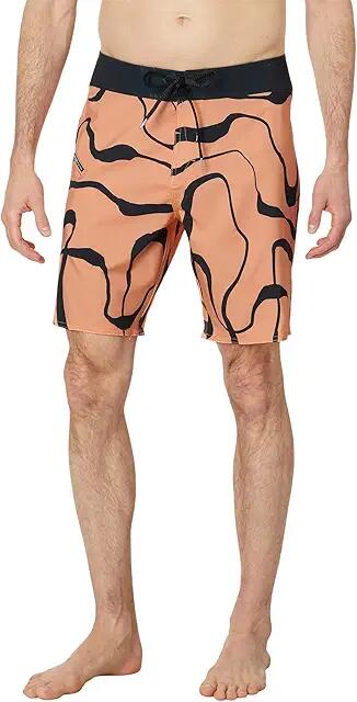 Volcom Blind Lines Mod 19 Boardshorts (Salmon) Men's Swimwear Cover